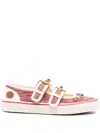 Valentino Velvet Dollyboard Ballerina Sneaker In Pink