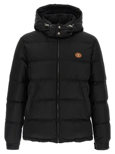 Valentino Garavani Down Jacket In Black