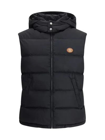 Valentino Garavani Down Jackets In Black