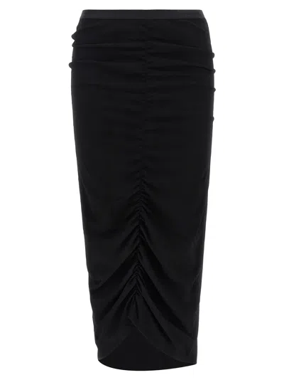 Valentino Garavani Draped Skirt Skirts Black