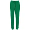 Valentino Garavani Drawstring Wool Trousers In Green