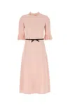Valentino Cady Couture Midi Dress In Pink