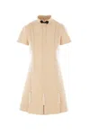 Valentino Embroidered Woven Mini Dress With Tassels Birch In Multi
