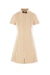 Valentino Embroidered Woven Mini Dress With Tassels Birch In Multi