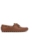 Valentino Driver Fastaway Lace-up Loafers In Brown