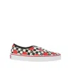 Valentino Garavani  Garavani And Vans Low-top Trainer In Fabric With Vlogo Checkerboard Pri In Black