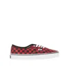 Valentino Garavani  Garavani And Vans Low-top Trainer In Fabric With Vlogo Checkerboard Pri In Red