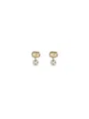 Valentino Ovalette Metal Earrings With Swarovski Pearls In Multi