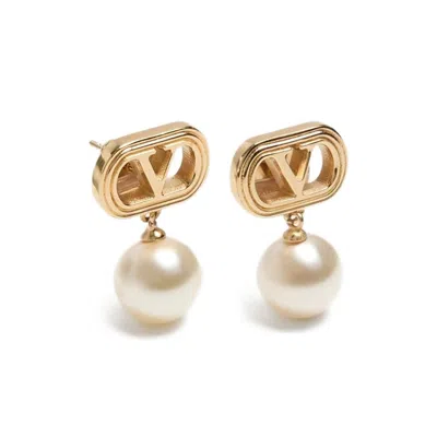Valentino Garavani Earrings In Yellow