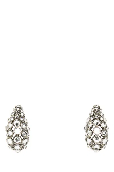 Valentino Garavani Earrings In Palladiumcrystal