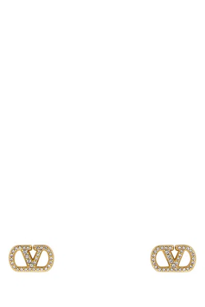 Valentino Garavani Earrings | Vlogo Signatur In Gold