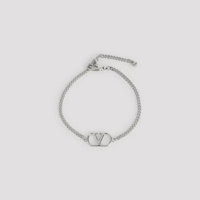 Valentino Garavani Elegant Bronze Bracelet For Men - Ss26 In Purple