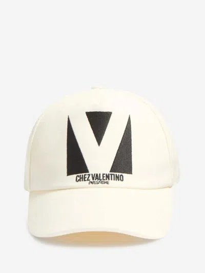 VALENTINO GARAVANI VALENTINO GARAVANI EMBROIDERED COTTON CAP