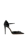 Valentino Signature Patent Leather Pump In Black