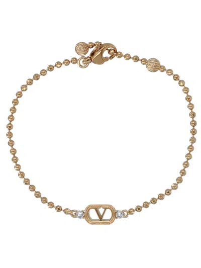 Valentino Garavani Elegant Mini Bracelet For Women In Brown