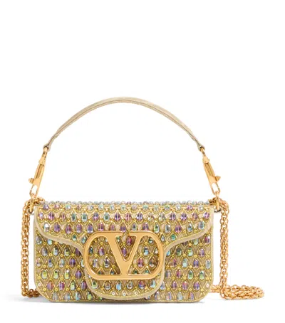 Valentino Garavani Flap Shoulder Bag In Gold