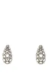 Valentino Mini Embellished Metal Earrings