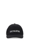 Valentino Cotton Baseball Cap With Embroidery
