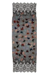Valentino Garavani Embroidered Butterfly Lace Silk Scarf