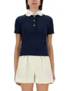 Valentino Garavani Embroidered Cotton Sweatshirt Polo Shirt