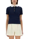 Valentino Garavani Embroidered Cotton Sweatshirt Polo Shirt