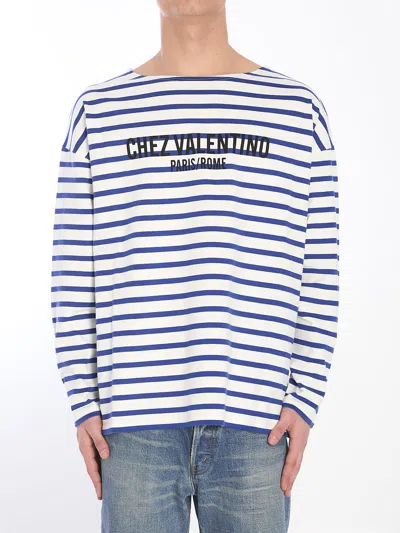 VALENTINO VALENTINO GARAVANI EMBROIDERED COTTON T-SHIRT