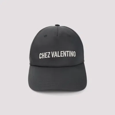Valentino Garavani Embroidered Cotton-canvas Baseball Hat In Black