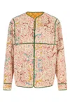 Valentino Linen Shirt With Paisley Pattern And Piping In Multi