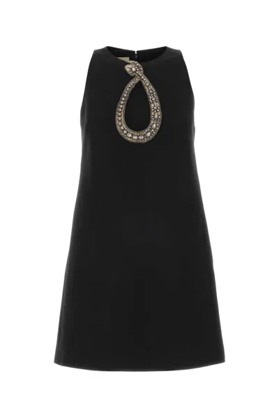 Valentino Garavani Dress Mini Dress In Black