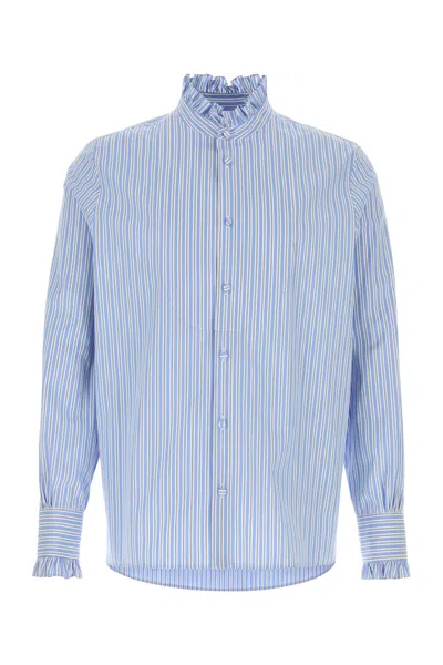 VALENTINO VALENTINO GARAVANI EMBROIDERED POPLIN SHIRT