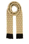 Valentino Garavani Embroidered Wool Toute La V Scarf