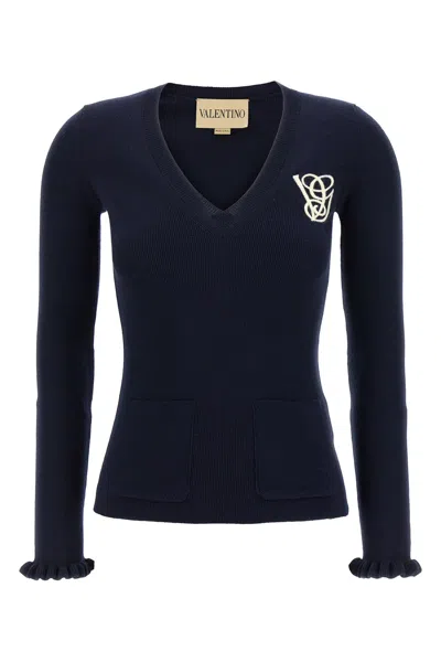 VALENTINO VALENTINO GARAVANI EMBROIDERY SWEATER