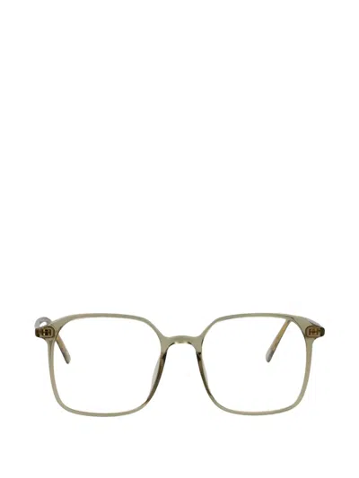 Valentino Garavani Eyewear Geometric-frame Glasses In Gray