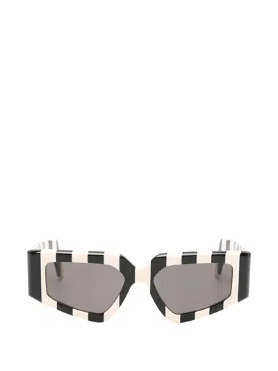 Valentino Garavani Eyewear Geometric-frame Sunglasses In Multi
