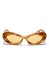 Valentino Garavani Eyewear Oval-frame Sunglasses