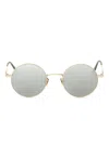 Valentino Garavani Eyewear Round-frame Mirrored Sunglasses