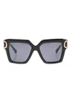 Valentino Garavani Eyewear V-uno Sunglasses In Black
