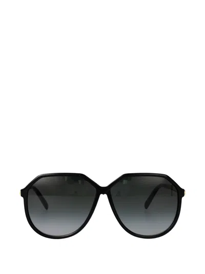 Valentino Garavani Eyewear Vlogo Geometric-frame Sunglasses In Black