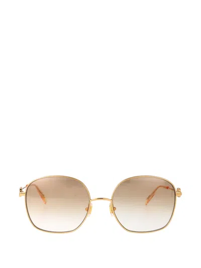 Valentino Garavani Eyewear Vlogo Geometric-frame Sunglasses In Gray