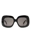 Valentino Garavani Eyewear Vlogo Signature Sunglasses In 黑色