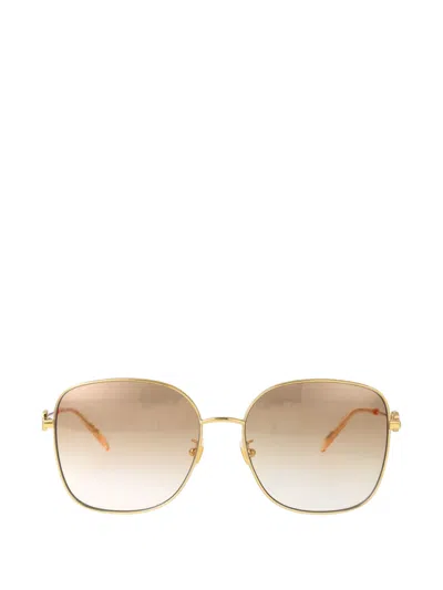 Valentino Garavani Eyewear Vlogo Square-frame Sunglasses In Brown