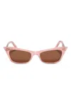 Valentino Garavani Eyewear Vls-176 Cat-eye Sunglasses In Pink