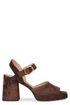 Valentino Fawcette Suede Platform Sandals With 100mm Heel