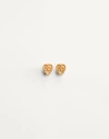 Valentino Garavani Fil Perdu Metal Earrings Woman Antique Brass Uni In Antique Brass