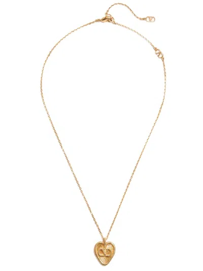 Valentino Garavani 'fil Perdu' Necklace In Gold