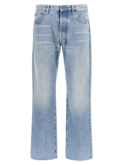 Valentino Garavani Five-pocket Cotton Denim Jeans In Blue