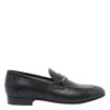 Valentino Garavani Men Vlogo Signautre Leather Loafers In Black