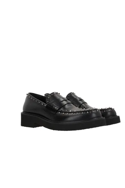 Valentino Garavani Black Gentleglam Derby With Studs