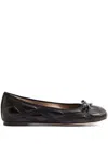 Valentino Garavani Quiltie Ballerina 67 In Quilted Nappa Leather Woman Black 37 In Black