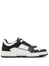Valentino Garavani Men Two-tone Leather Freedots Sneakers In Black
